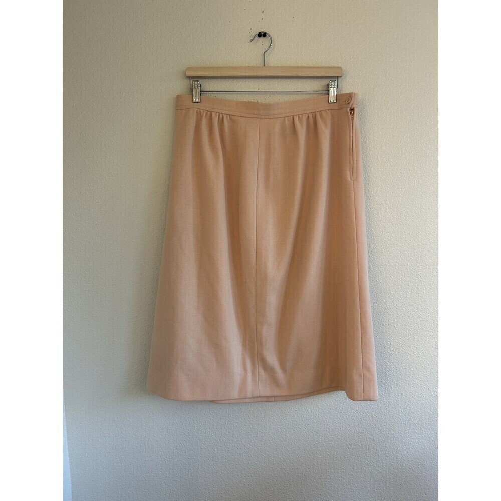 Vintage Givenchy Sport Wool Blend A-Line Skirt 16